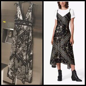 💕ALLSAINTS💕 Grace Odisha Dress ~ Odisha Black
